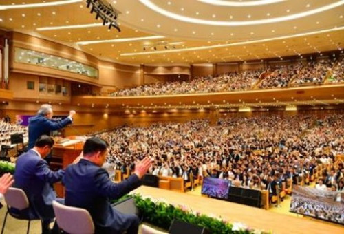 광복 79주년 한국교회 기념예배.               (사진=한국교회총연합 제공)