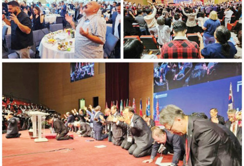 다민족연합기도회의 열기와 더불어 필요성이 더욱 크게 대두 되고 있는 가운데 다가오는 11월2일 주일 오후4시, 은혜한인교회에서 열리게 된다. 사진은 지난 2023년 열렸던 기도회다. 